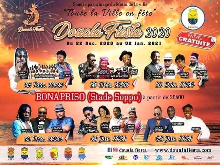 Cover 1ère Edition du Douala Fiesta à Douala 1er, 3e, 4e et 6e du 22 Décembre 2020 au 02 Janvier 2021