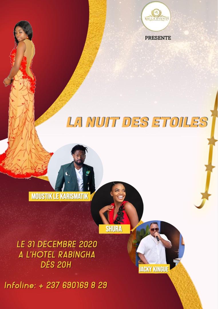 Cover La Nuit des Etoiles à l'Hôtel Rabingha à Douala le 31 Décembre 2020