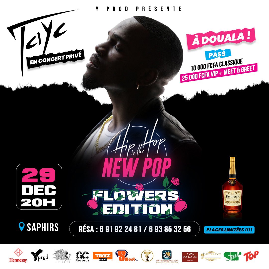 Cover Tayc au Cameroun : Concert Privé à Douala le 29 décembre 2020 à Saphirs