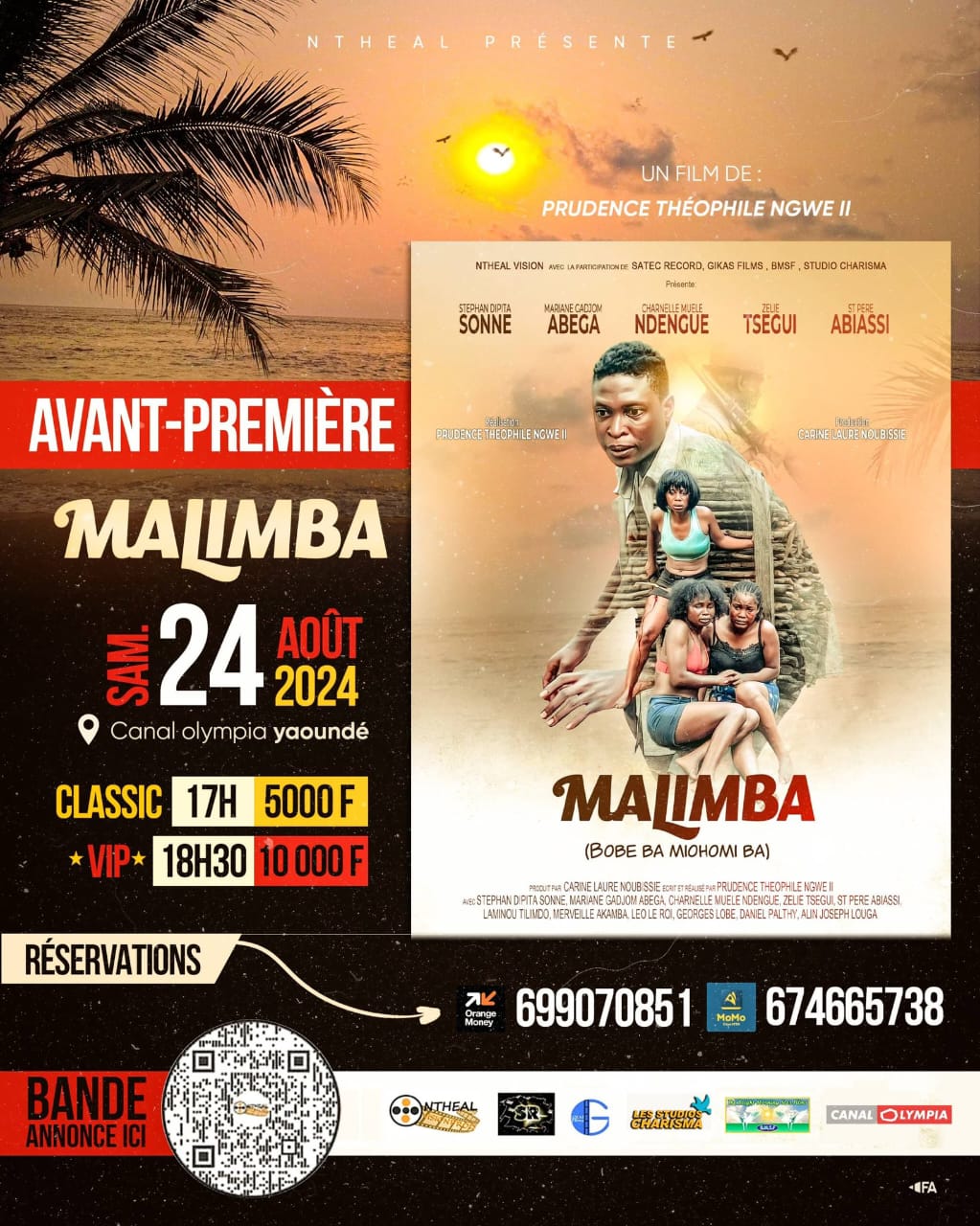 Cover Avant-Première du Film Malimba de Prudence Théophile Ngwe II