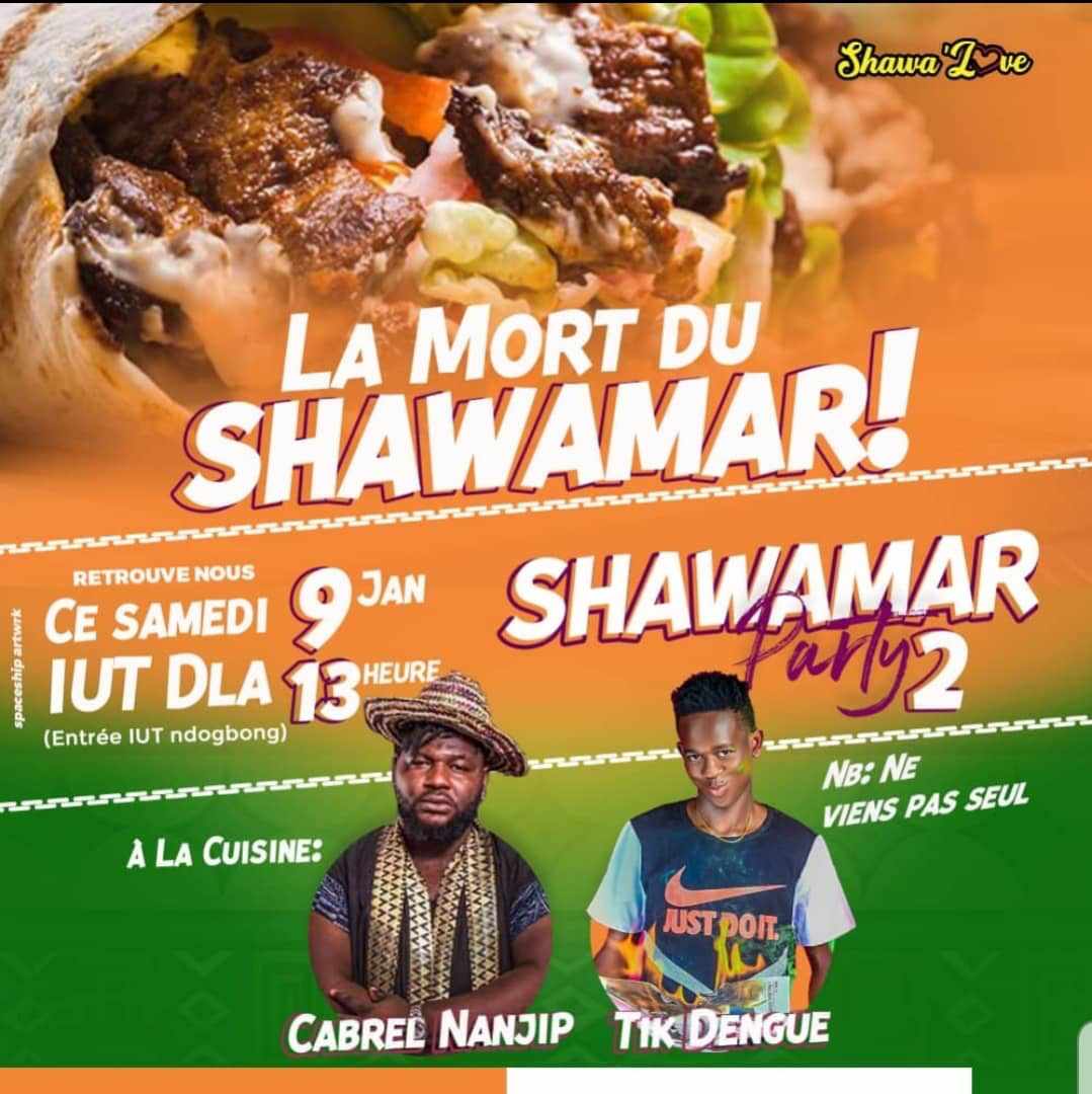 Cover 2ème Edition du Shawamar Party à l'IUT Douala le 9 Janvier 2021