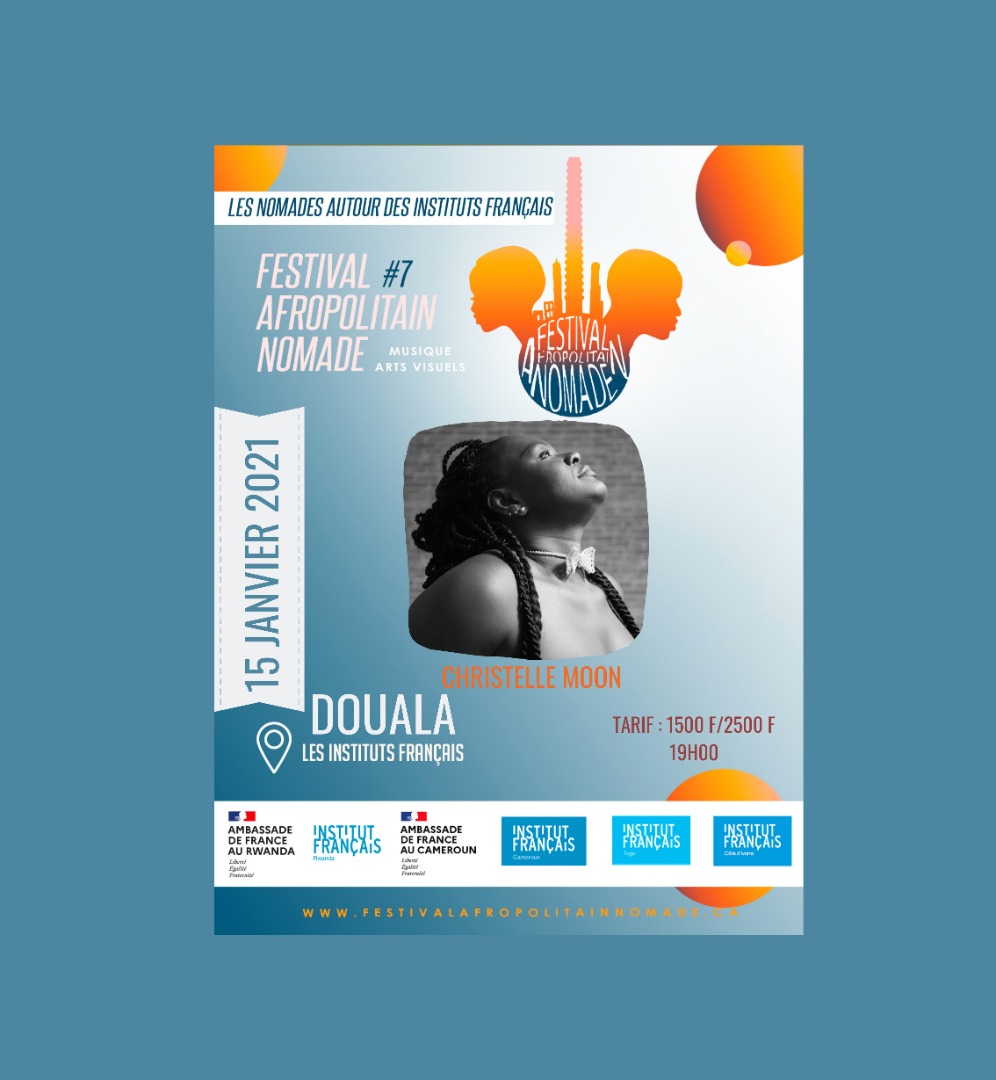 Cover Concert Christelle Moon à L'institut Français de Douala le 15 Janvier 2021