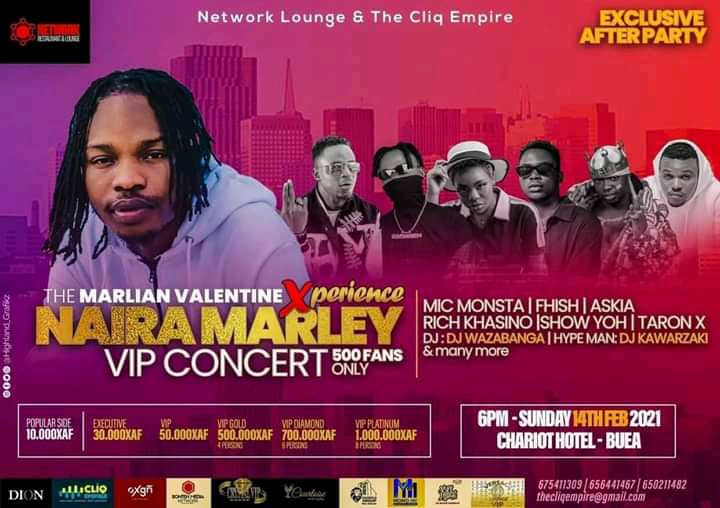 CoverNaira Marley au Cameroun: Le Chanteur Nigérian Annoncé à Buea le 14 Février 2021