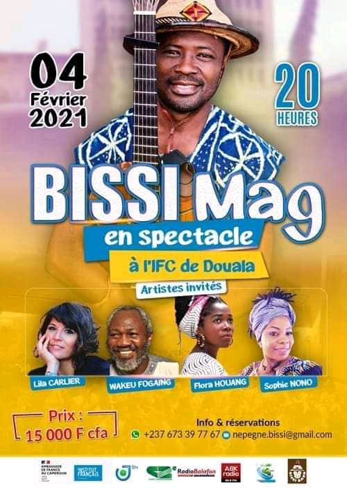 CoverBissi Mag en Spectacle à l'Institut Français de Douala le 04 Février 2021