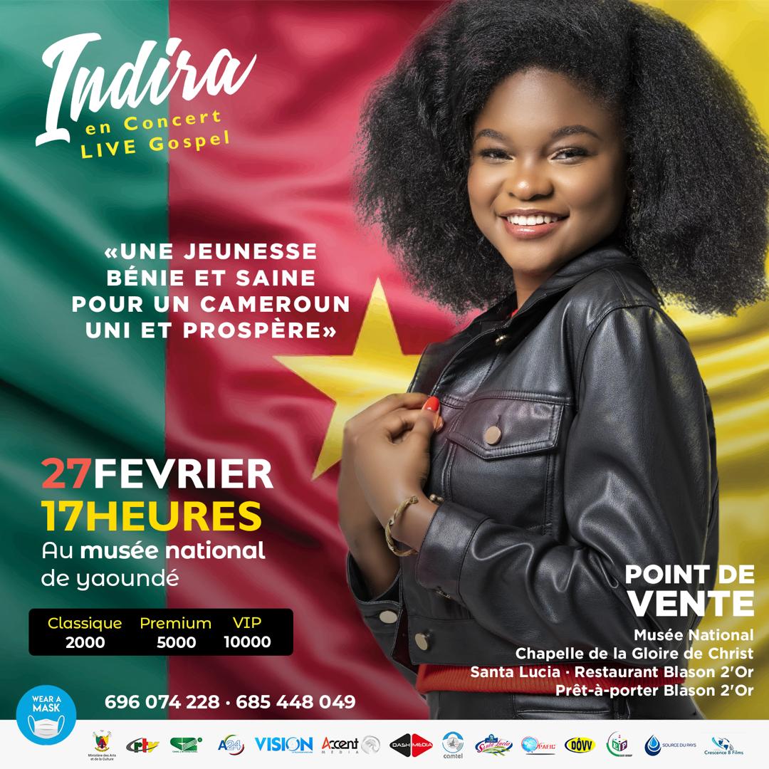Cover Indira en Concert Live au Musée National de Yaoundé le 27 Février 2021