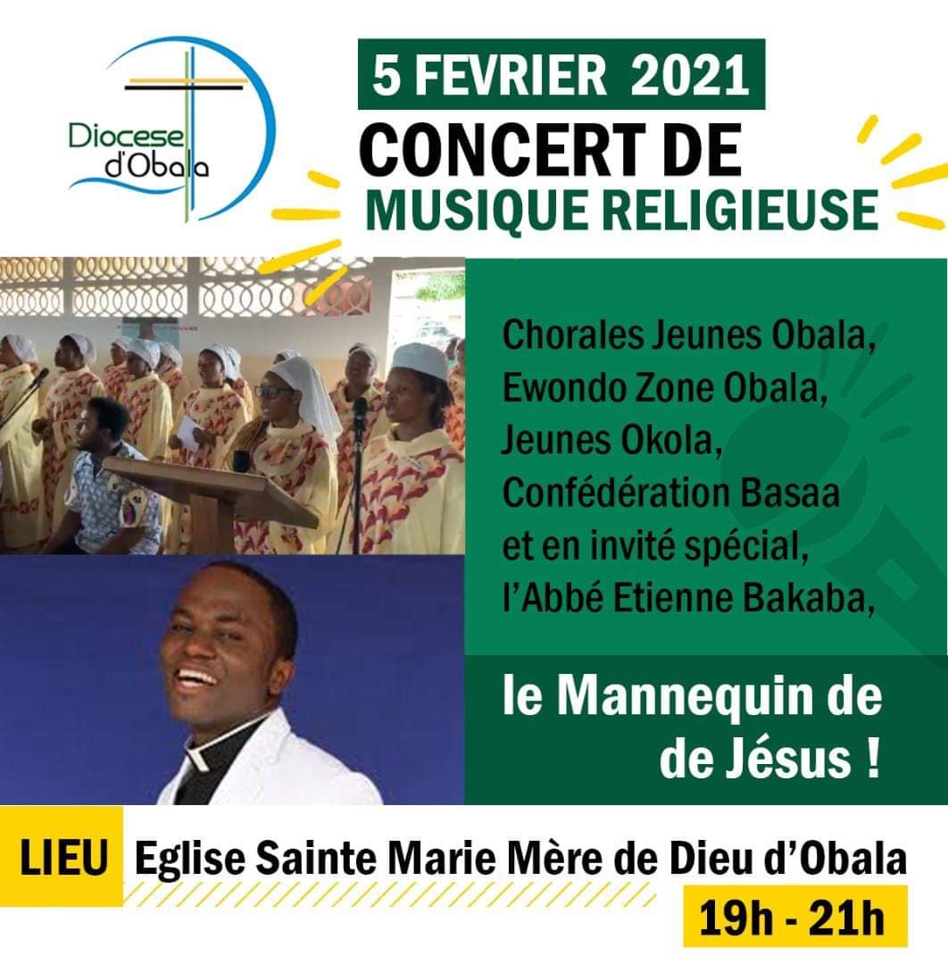 CoverConcert de Musique Religieuse à l'Eglise Sainte Marie Mère de Dieu d'Obala le 05 Février 2021