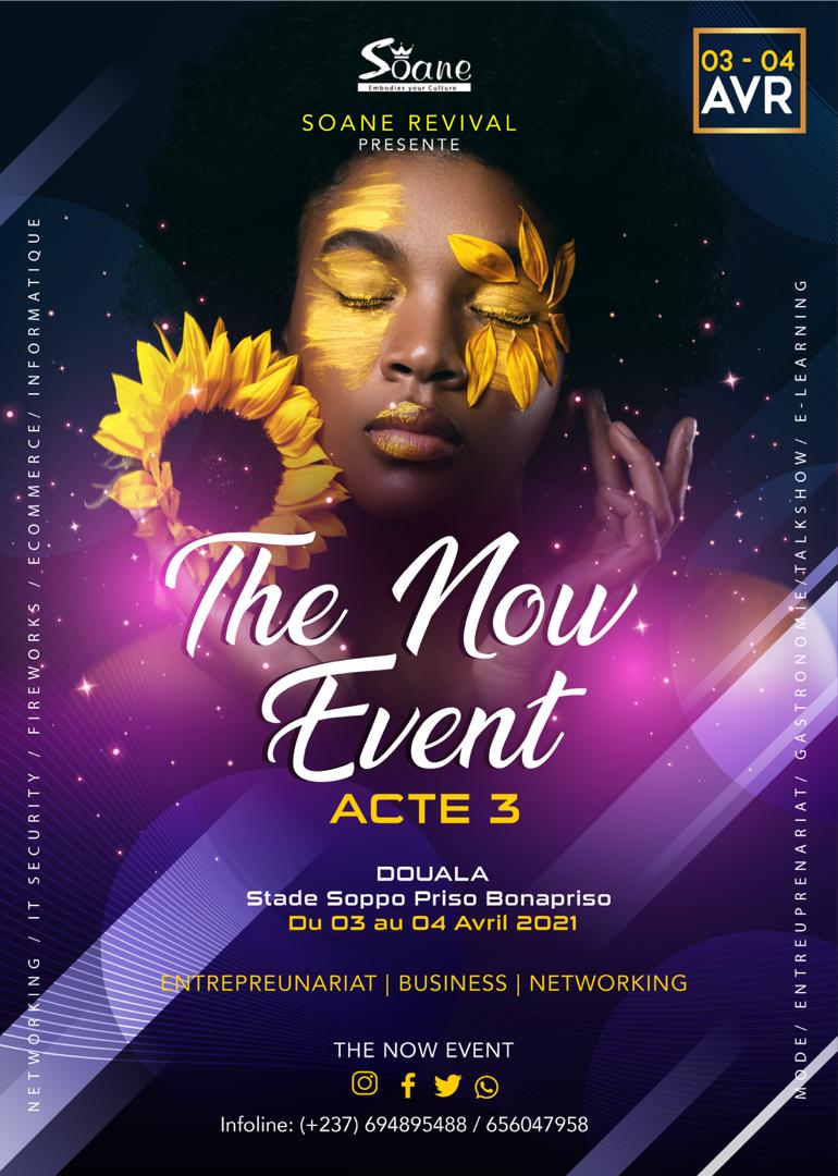 CoverThe Now Event Acte 3 au Stade Soppo Priso du 03 au 04 Avril 2021
