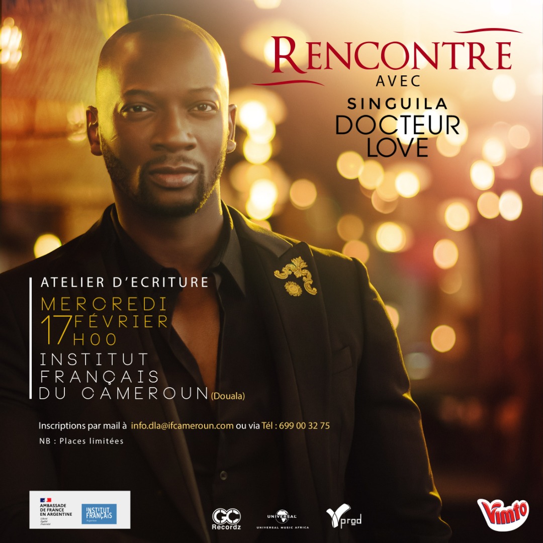 CoverRencontre avec Singuila en Atelier d'Ecriture à Institut Français de Douala le 17 Février 2021