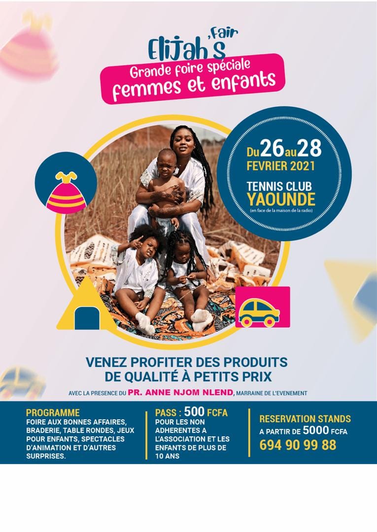 Cover Foire Spéciale Femmes et Enfants au Tennis Club de Yaoundé du 26 au 28 Février 2021