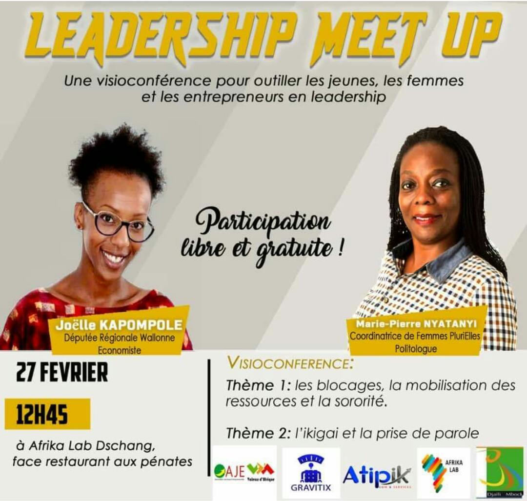 Cover Visioconférence Leadership Meet Up à Afrika Lad Dschang le 27 Février 2021