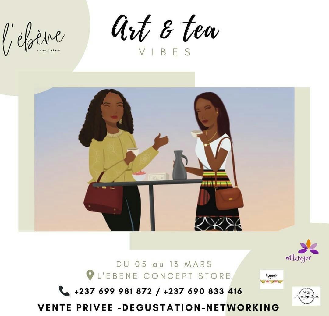 Cover Art &amp; Tea Vibes à l'Ebène Concept Store à Deïdo du 05 au 13 Mars 2021