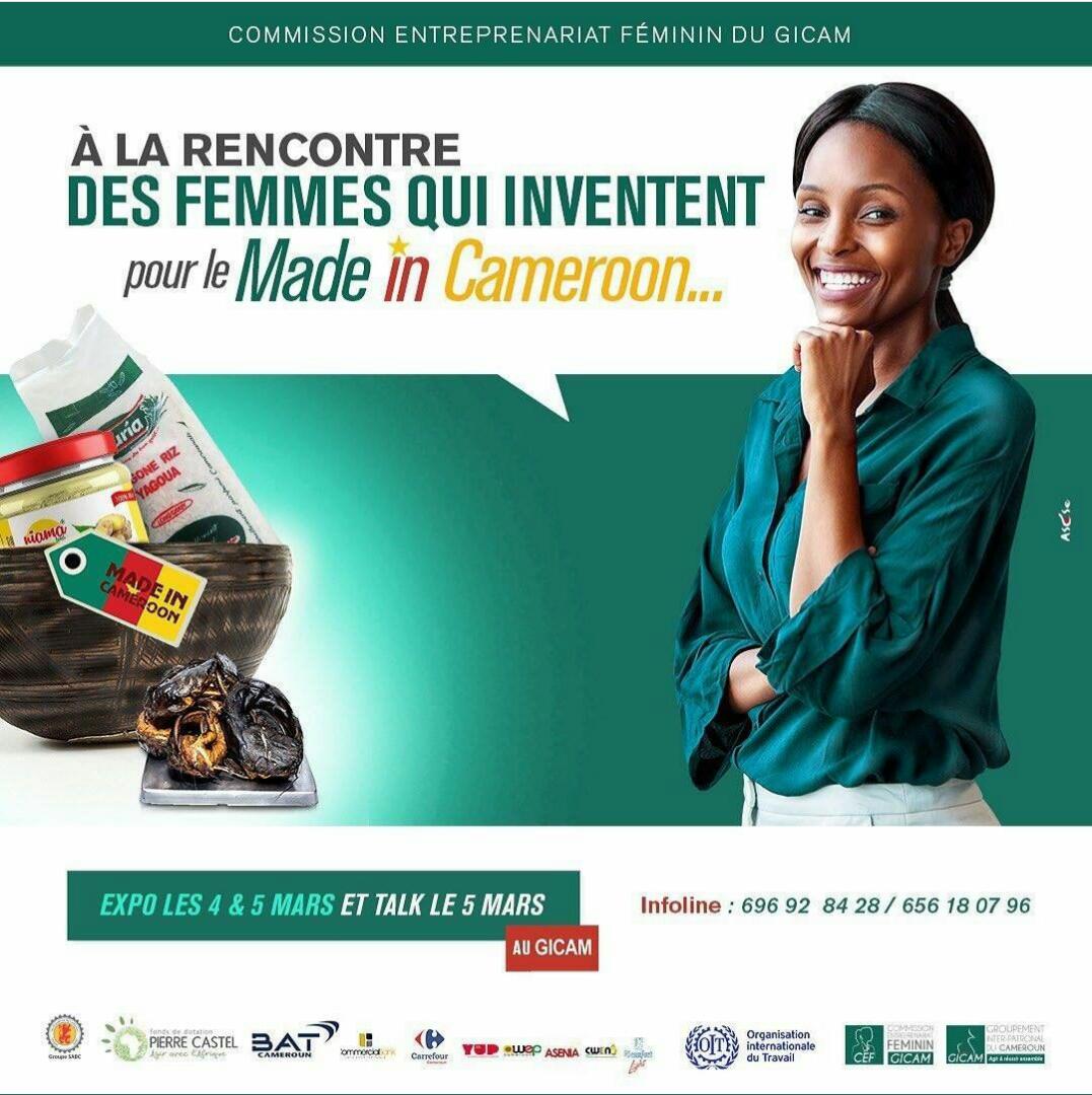Cover Exposition et Talk Made in Cameroon au Gicam à Bonanjo du 04 au 05 Mars 2021