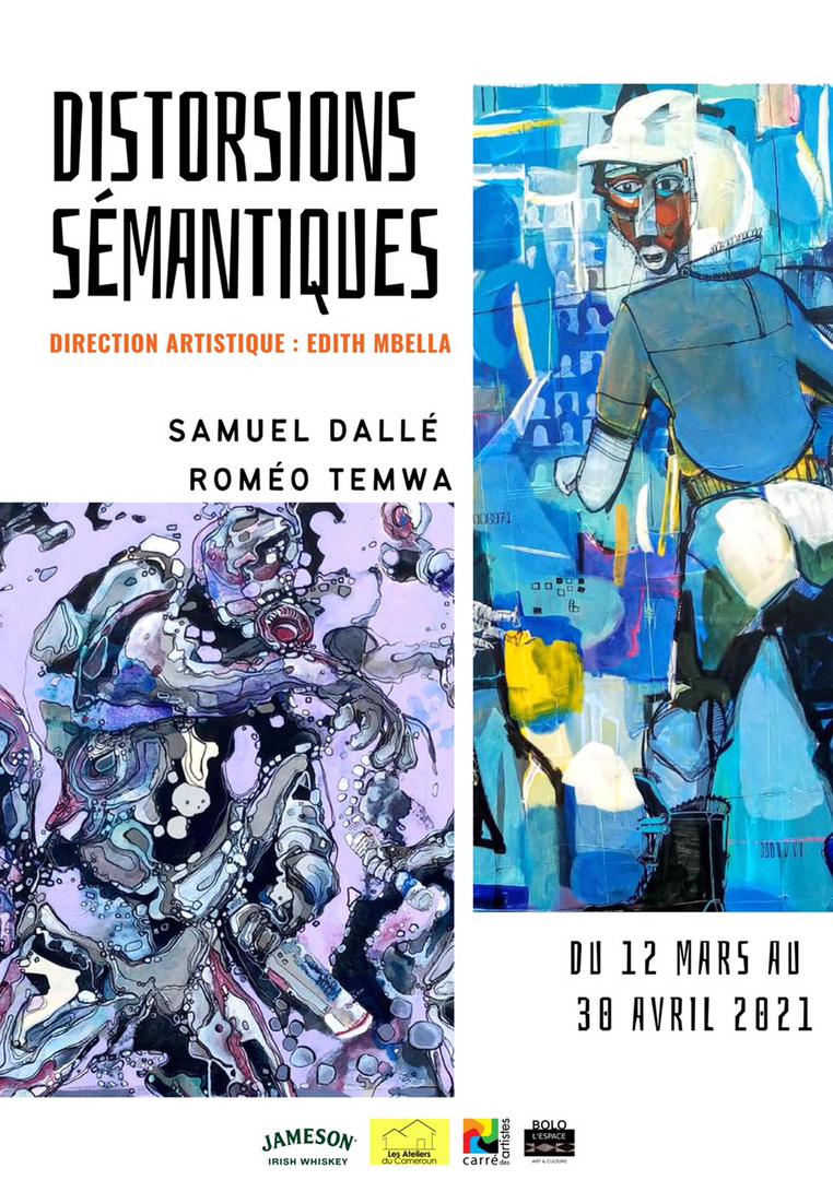 CoverVernissage "Distorsions Sémantiques" à la Galerie du Carré le 12 Mars 2021