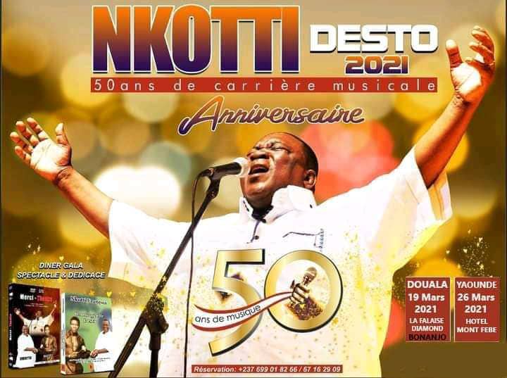 CoverCélébration 50 ans de Carrière Nkotti François à Douala le 19 Mars 2021