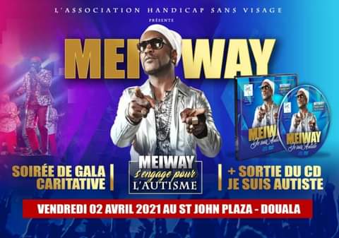 CoverL'artiste Meiway à la Soirée de Gala Caritative des Enfants Autistes à Douala le 02 Avril 2021