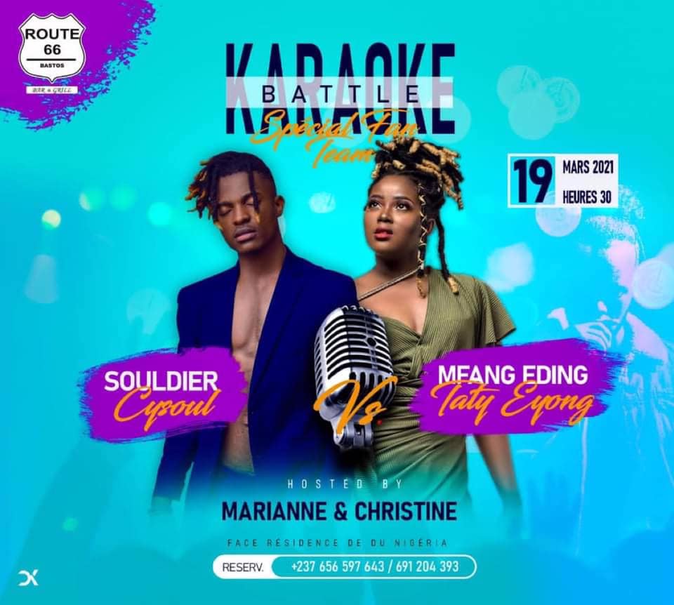 CoverBattle Karaoké Spécial Fan Team de Cysoul Vs Tati Eyong à Yaoundé le 19 Mars 2021