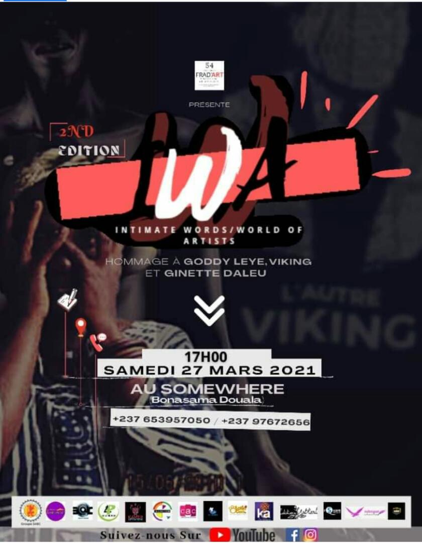 Cover 2ème Edition Iwa à Somewhere Bonassama le 27 Mars 2021