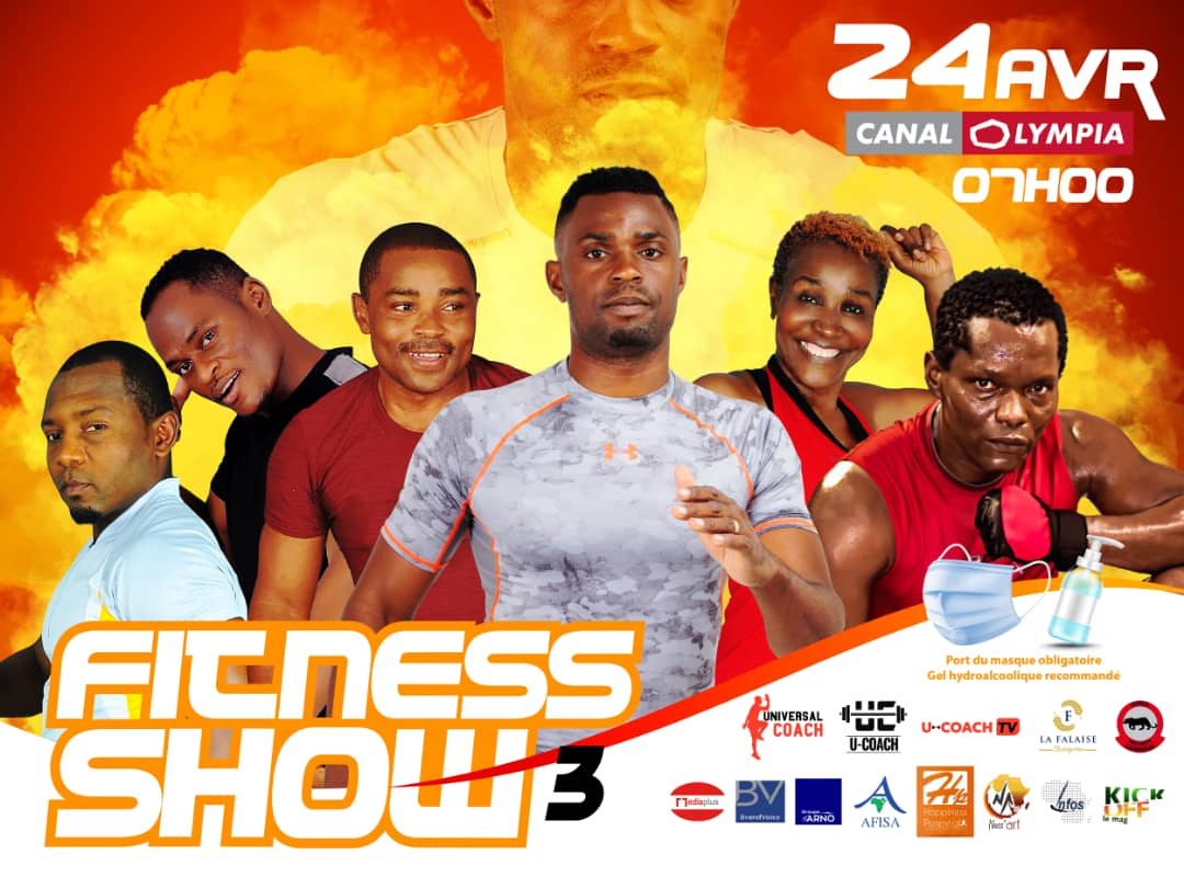 Cover 3ème Edition Fitness Show à Canal Olympia Bessengué le 24 Avril 2021