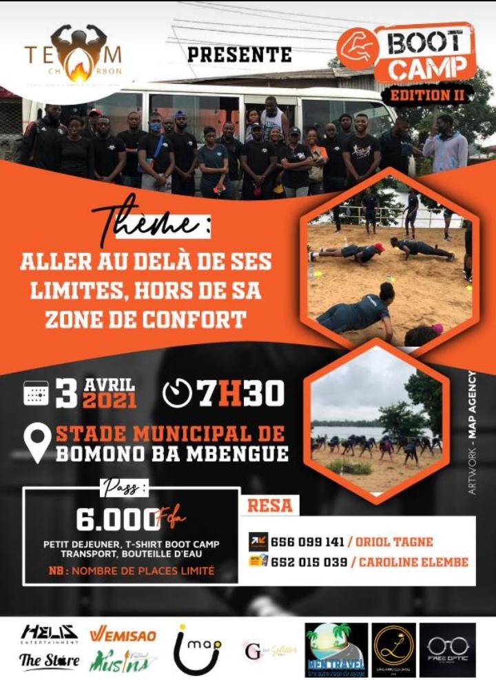 Cover 2ème Edition Boot Camp à Bomono le 03 Avril 2021