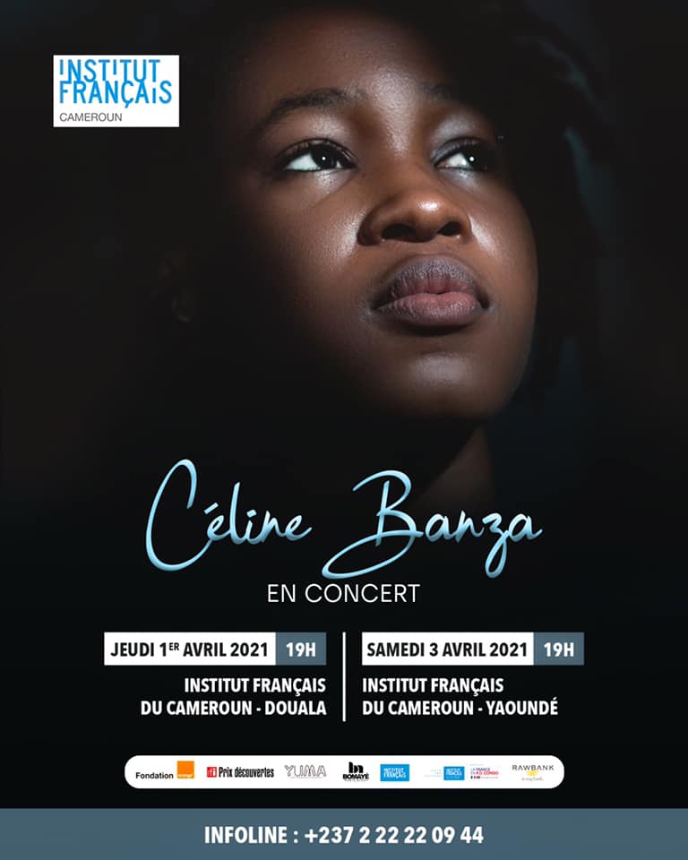 Cover Céline Banza en Concert au Cameroun à l'Institut Français de Douala le 01 Avril 2021