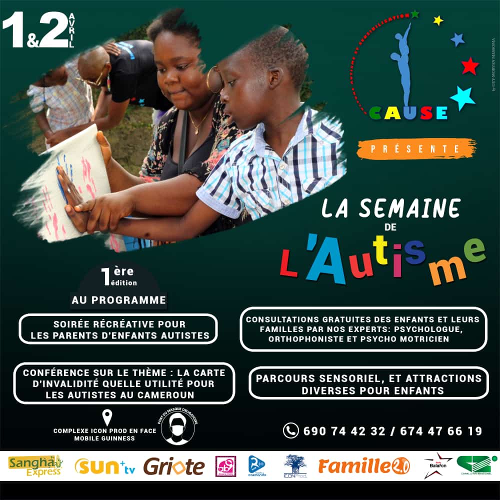 Cover La Semaine de L'Autisme Acte 1 à Douala le 01 et 02 Avril 2021