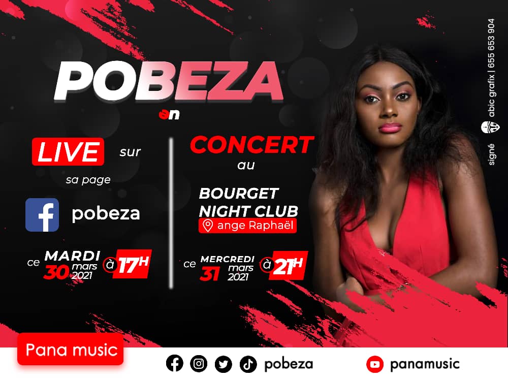Cover L'Artiste Pobeza en Concert Live au Bourget à Douala 31 Mars 2021