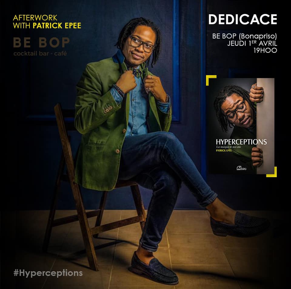 Cover Dédicace du Livre "Hyperceptions" de Patrick Epee à Bonapriso le 01 Avril 2021