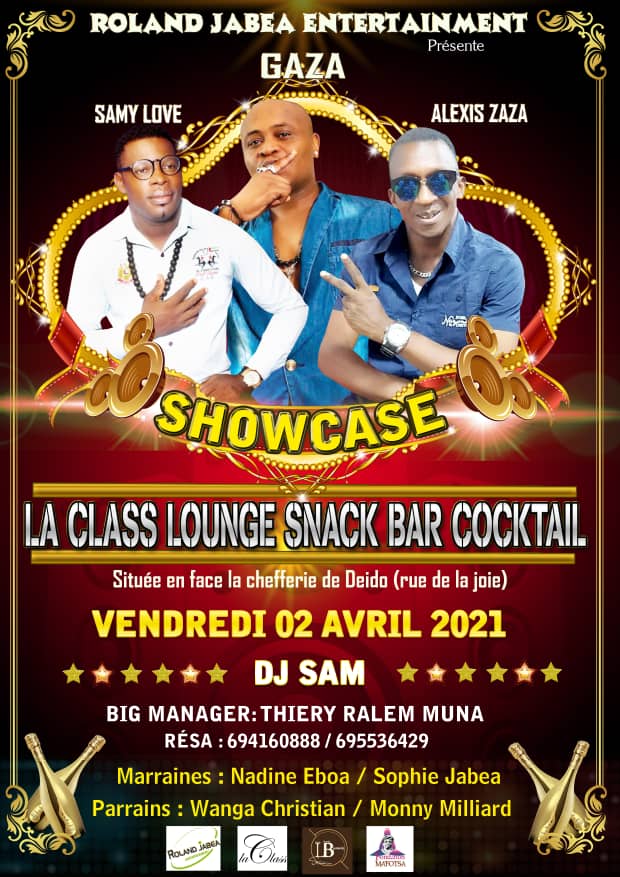 Cover Showcase à la Class Lounge Snack Bar à Deido le 02 Avril 2021