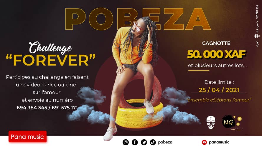 CoverPobeza Challenge Forever: 50000 Fcfa à Gagner Jusqu'au 25 Avril 2021