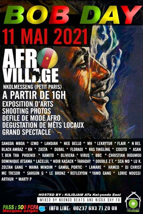 CoverBob Day Afro Village Nkolmesseng à Yaoundé le 11 Mai 2021