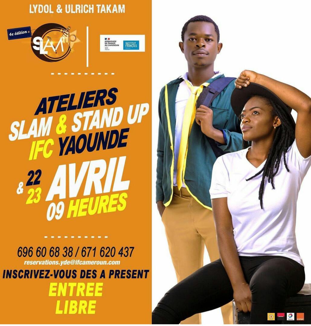 CoverActe 4 des Ateliers Slam et Stand Up à l'Ifc Yaoundé du 22 au 23 Avril 2021