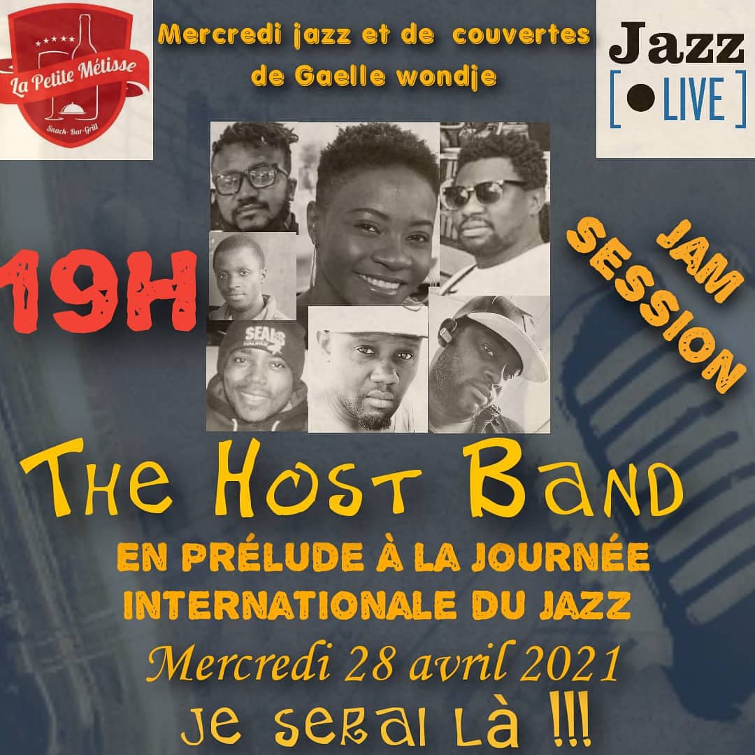 Cover Mercredi Jazz et Découvertes de Gaëlle Wondje à Bonapriso le 28 Avril 2021