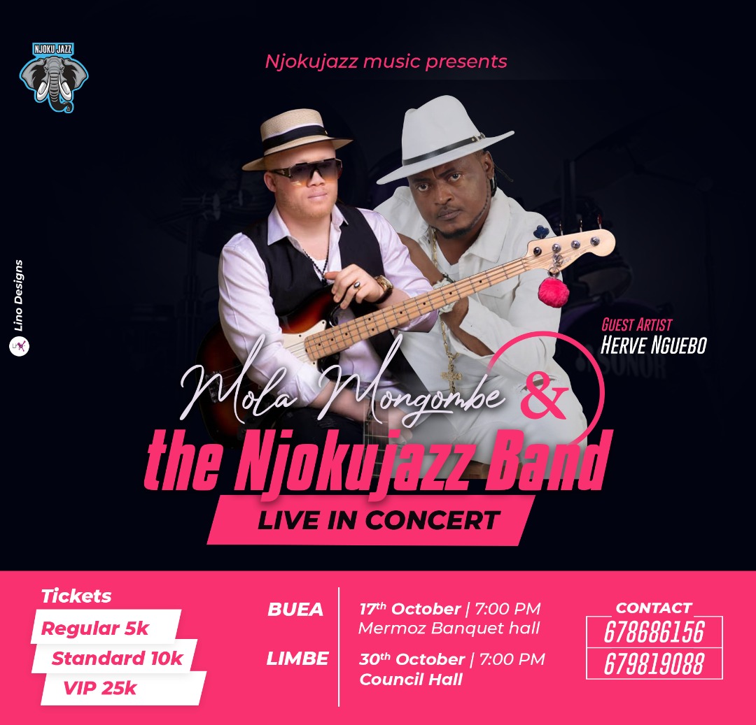 Cover Mola Mongobe et Njokujazz Band en concert Live les 17 et 20 octobre 2021