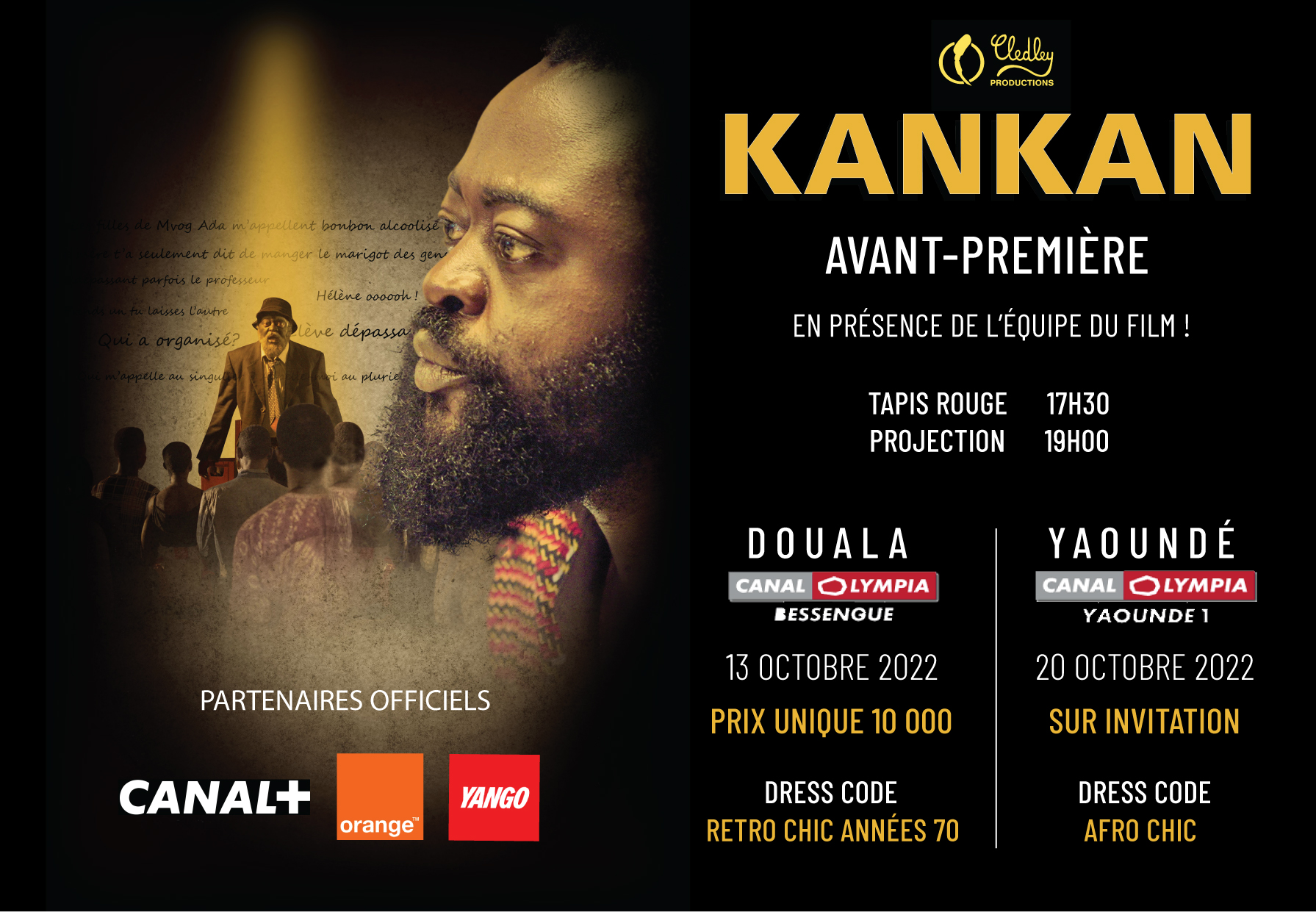 Cover KANKAN le Film - Avant-Première Douala le 13 Octobre 2022