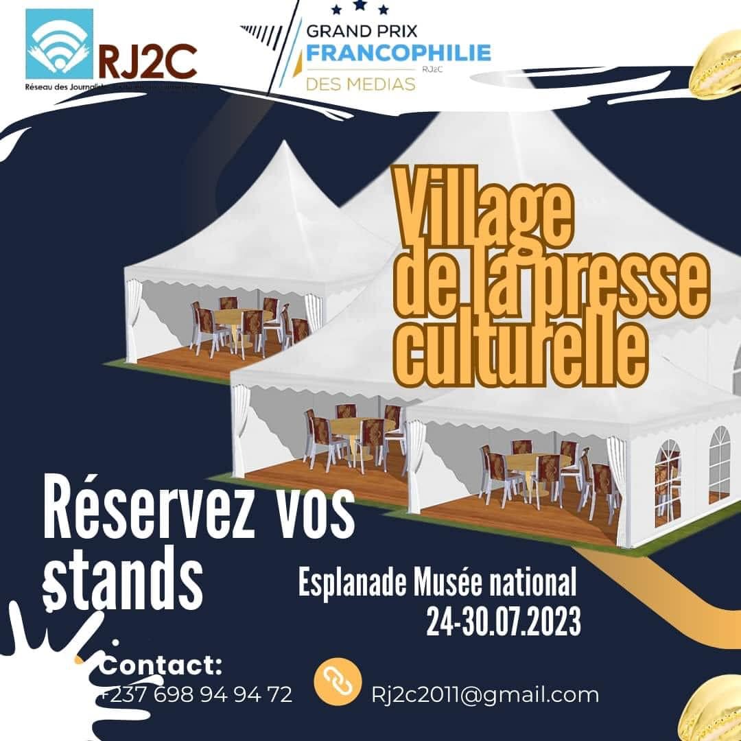 Cover Village De La Presse Culturelle Au Musée National à Yaoundé du 24 Au 30 Juillet 2023