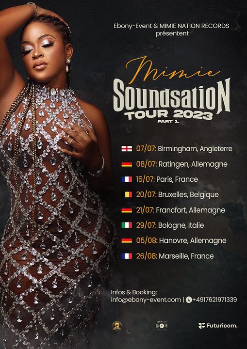 Cover Mimie Soundsation Tour Part1 du 7 juillet au 26 Août 2023
