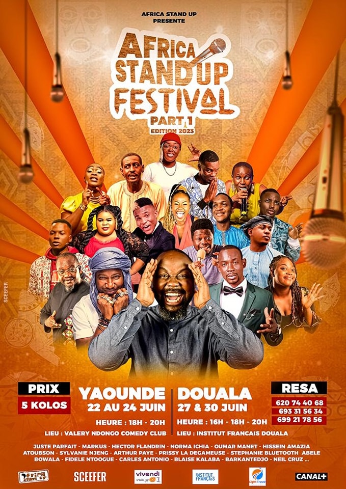 Cover Africa Stand-Up Festival Part1 à Yaoundé du 22 au 24 juin 2023