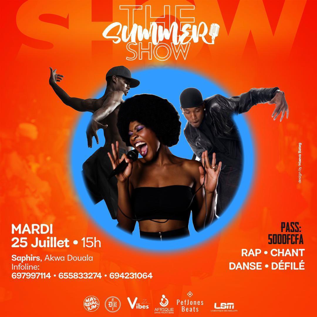 Cover The Summer Show à la salle Saphirs à Akwa à Douala le 25 Juillet 2023
