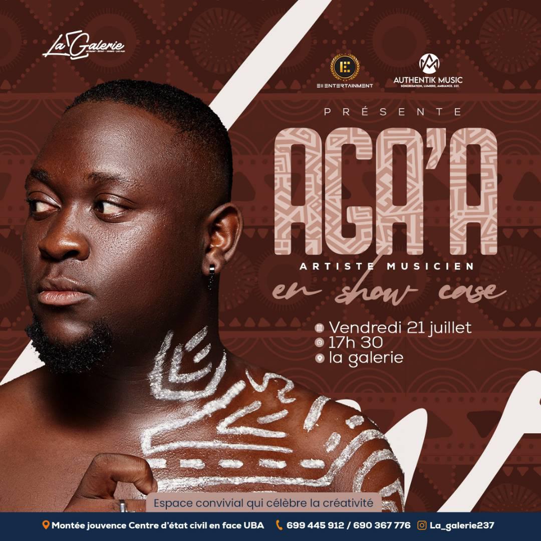 Cover Aga'a En Showcase à La Galerie à La Montée Jouvence à Yaoundé le 21 Juillet 2023