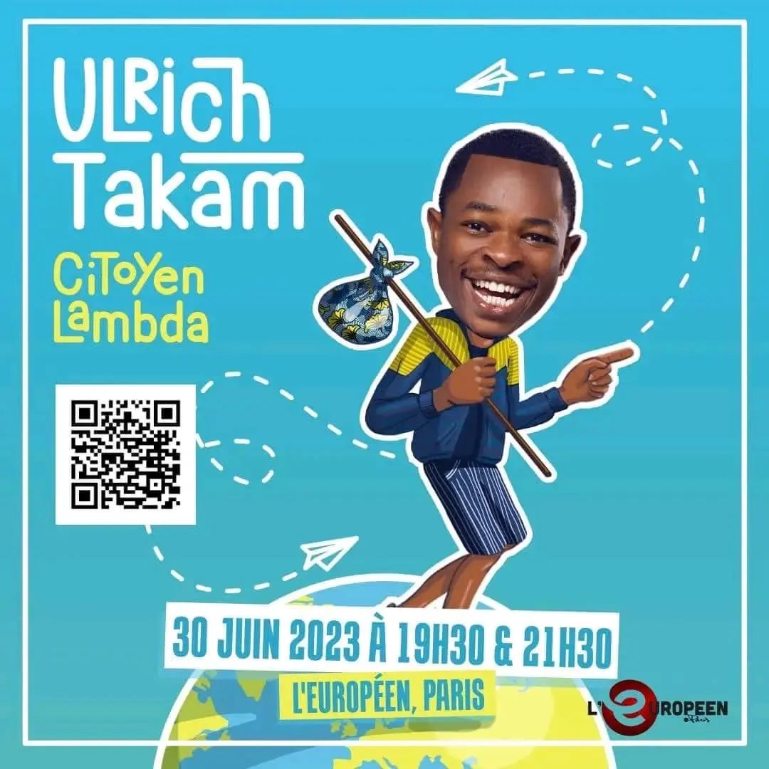 Cover Ulrich Takam à l'Européen à Paris en France le 30 Juin 2023