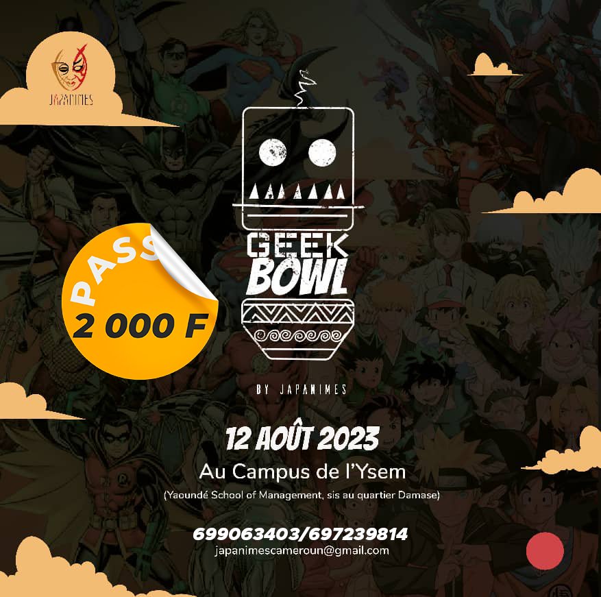 CoverGeek Bowl au Campus de L'Ysem à Yaoundé le 12 Août 2023