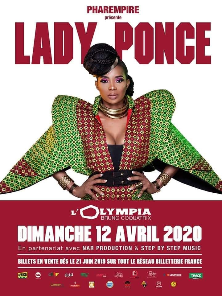 CoverLady Ponce en Concert à L'Olympia de Paris