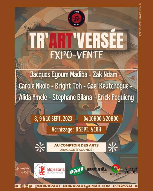Cover Exposition-Vente Tr'Art'Versée au Comptoir des Arts à Yaoundé du 8 au 10 Septembre 2023