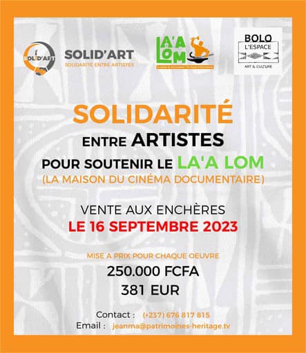 Cover Solid 'Art Vente Aux Enchères à Bolo L'Espace Art et Culture à Douala le 16 Septembre 2023