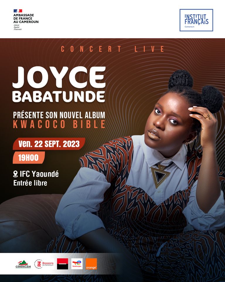 Cover Joyce Babatunde en Concert Live à L'Institut Français de Yaoundé le 22 Septembre 2023