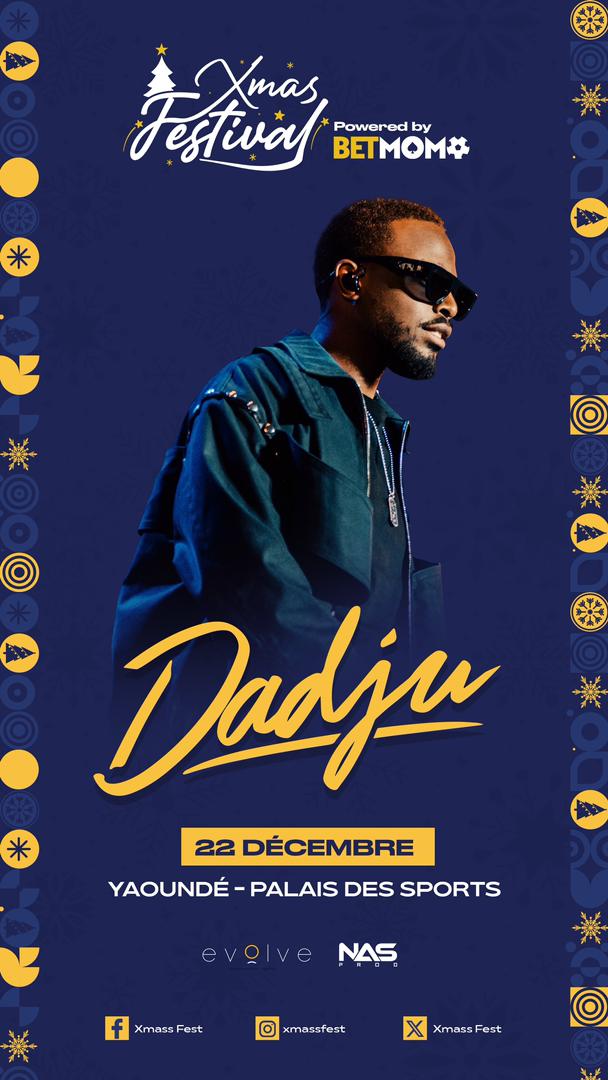 Cover Dadju en Concert au Palais Polyvalent des Sports de Yaoundé le 22 Décembre 2023