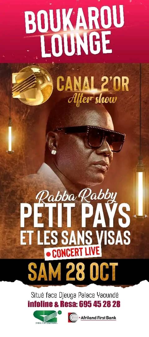Cover Petit Pays En Concert Live au Boukarou  Lounge à Yaoundé le 28 Octobre 2023