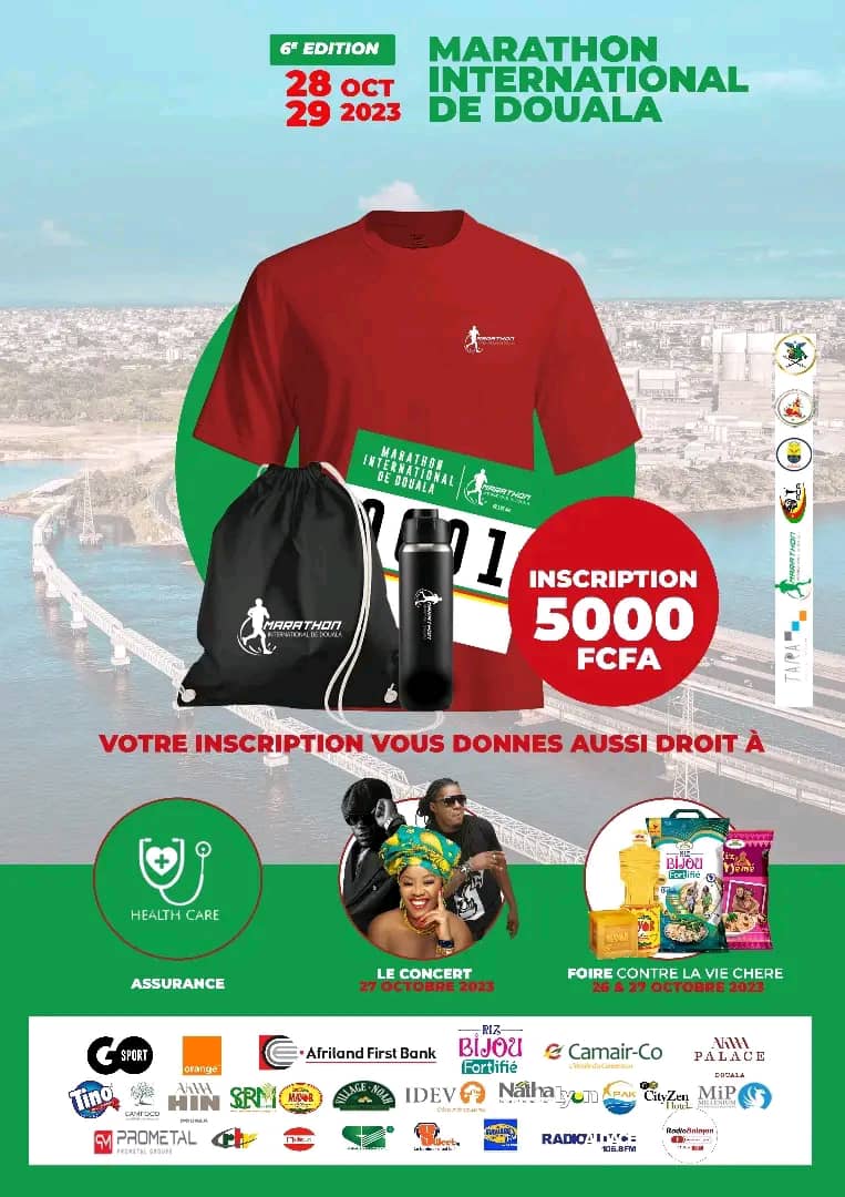 Cover Marathon International de Douala Acte 6 du 28 au 29 Octobre 2023