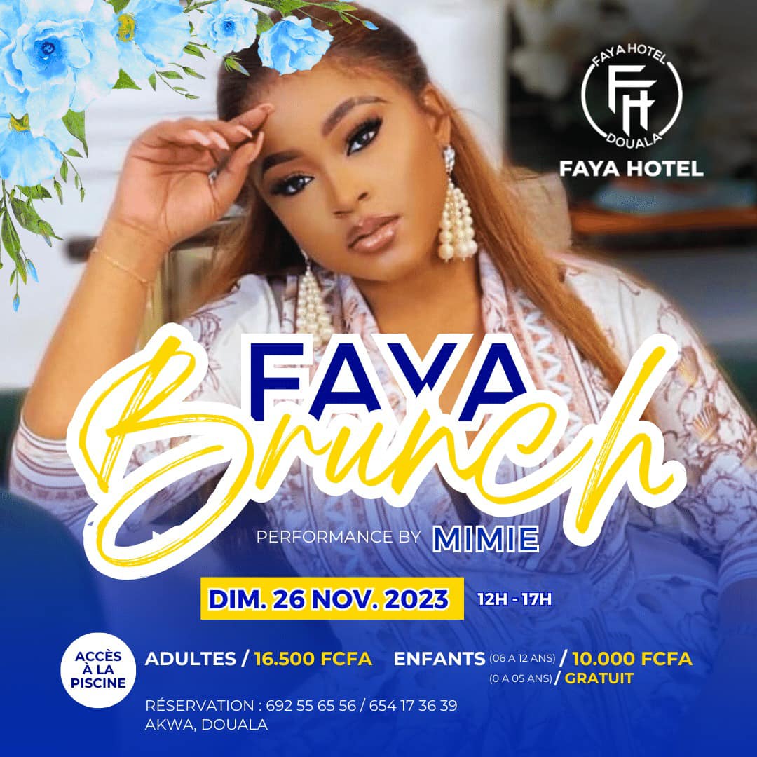 Cover Faya Brunch Performance By Mimie à Faya Hôtel à Douala le 26 Novembre 2023