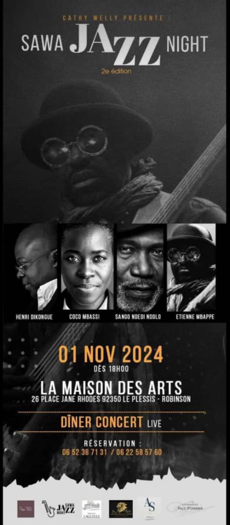 Cover Sawa JAZZ Night 2ème Edition Le 1 Novembre 2024  à la Maison Des Arts